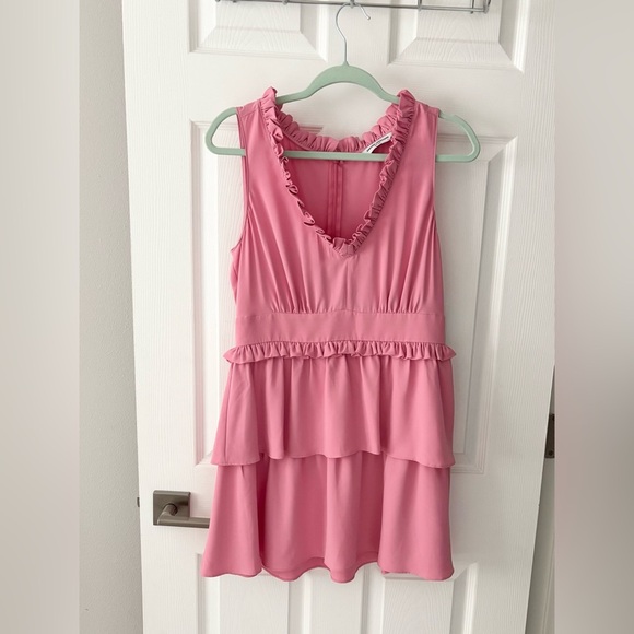 Amanda Uprichard Moneta Dress in Bloom Pink NWT size Medium - Picture 4 of 12